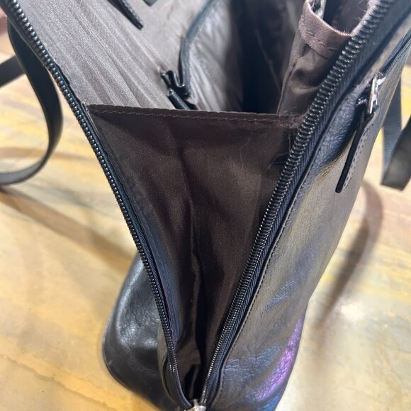 DANIER black leather tote - Picture 11 of 11